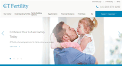 Desktop Screenshot of ctfertility.com