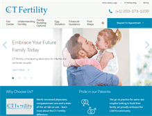Tablet Screenshot of ctfertility.com